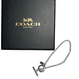 Authentic Coach Silver Bracelet